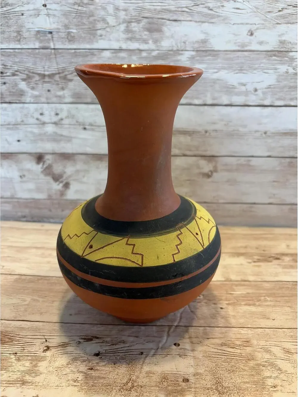 Ute Mt. Tribe A.J. Taylor Native American Handcrafted Vase